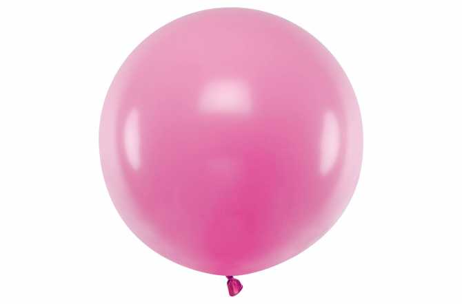 Grand Ballon Rose Fuchsia De Decoration D Anniversaire Monstres Des Fetes Diametre 60 Cm