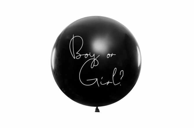 Ballon révélation Boy or Girl ? - Fille, 1 mètre