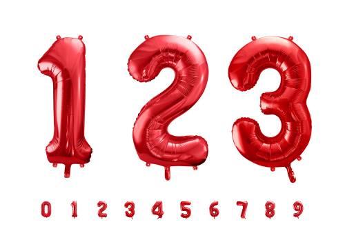 Les ballons chiffres pour décoration anniversaire et fête