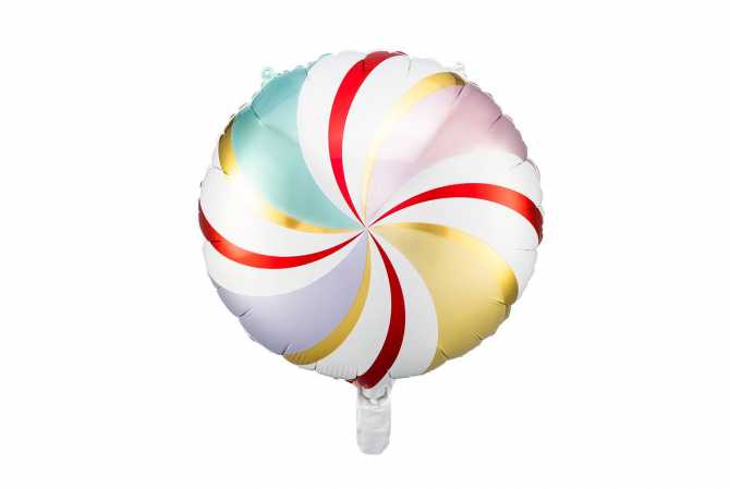 Ballon bonbon multicolore anniversaire cirque - Monstres des fêtes