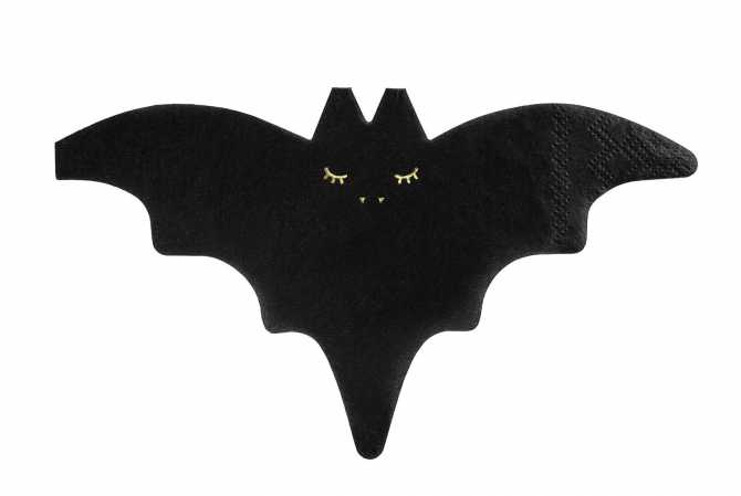 Decoration Halloween Serviettes Chauve Souris