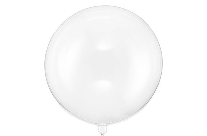Grand ballon rond transparent Orbz Sphère