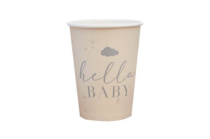 Gobelets Hello baby pour baby shower
