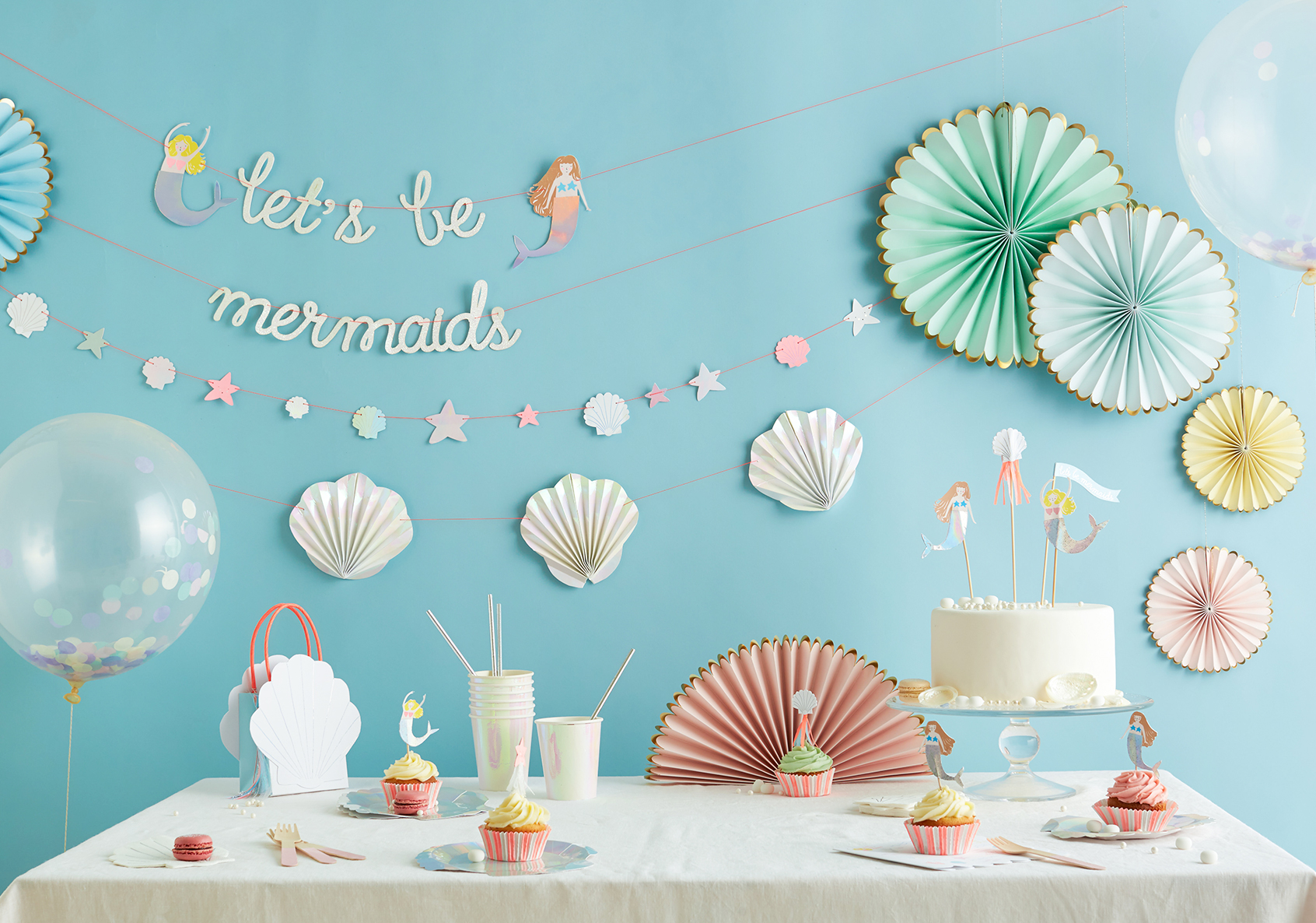 Idées de décoration pour un anniversaire sirène