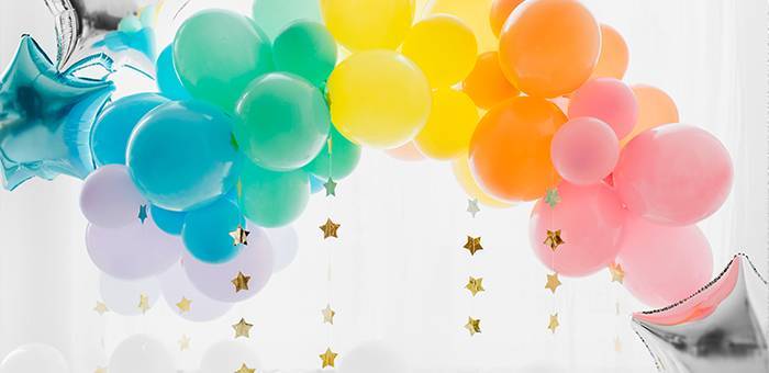 8 Ballons de Baudruche Blanc et Rose - C'est Une Fille - Jour de Fête -  Décoration de salle - Baby Shower