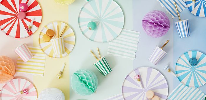 Créer une décoration de fête avec des pailles colorées - Marie Claire