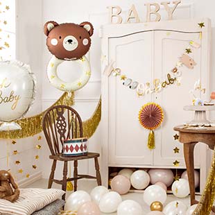 Ballon ours - Décoration anniversaire enfant - Thème animaux